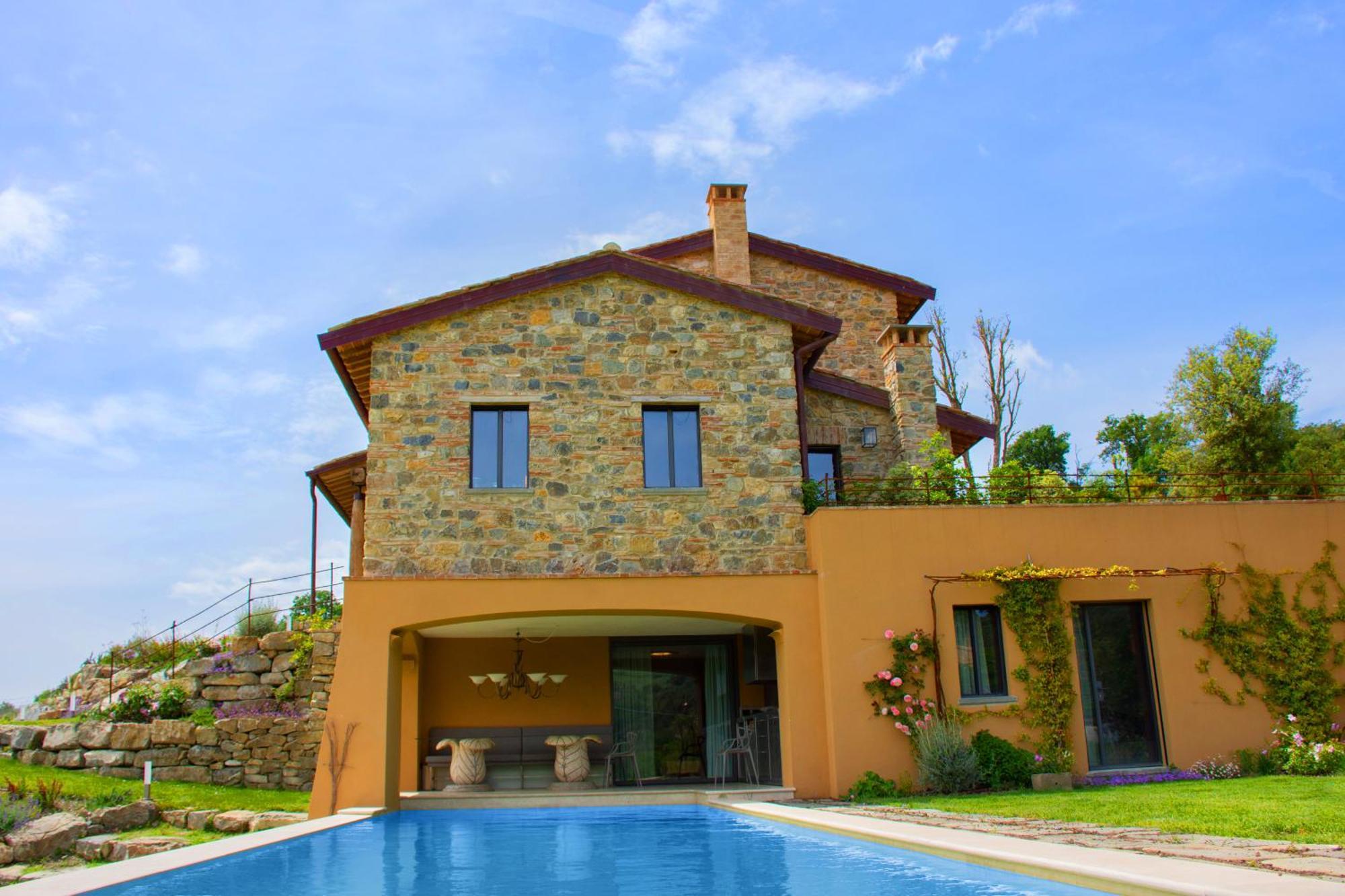 Villa Privata Con Piscina A Riparbella Castellina Marittima Kültér fotó