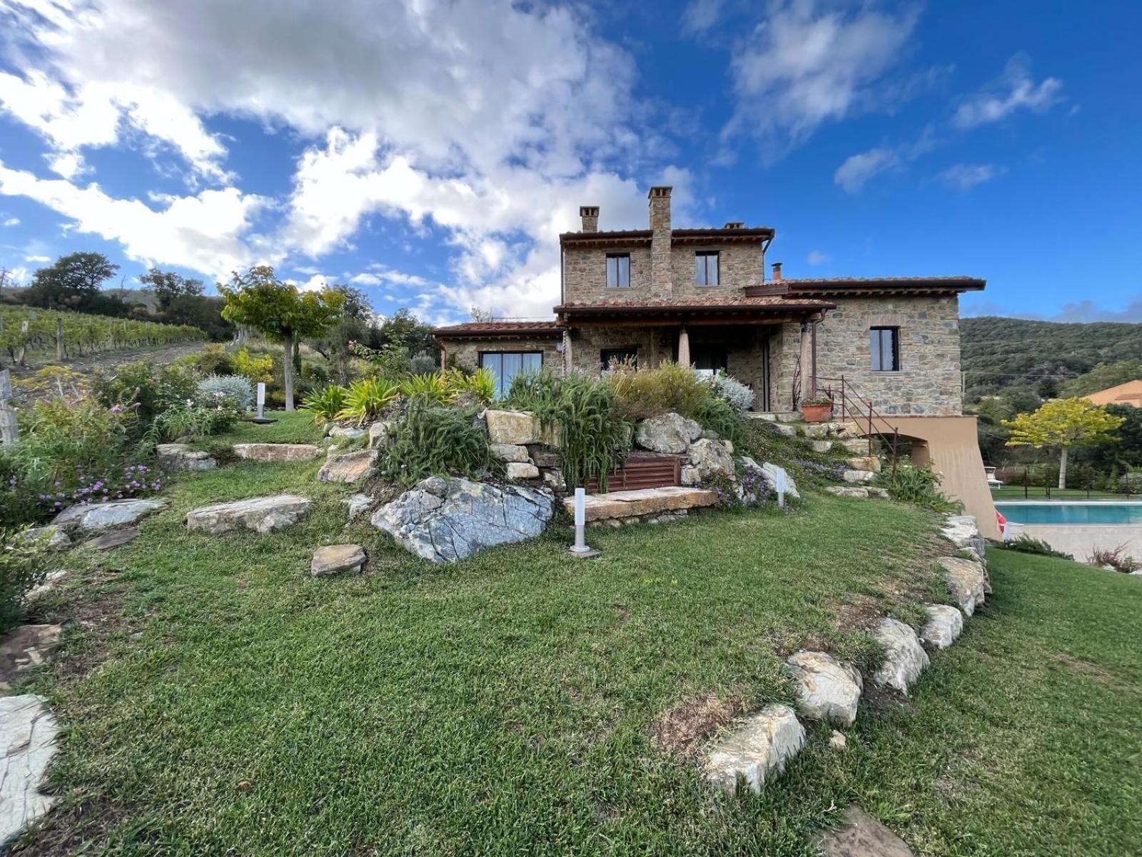 Villa Privata Con Piscina A Riparbella Castellina Marittima Kültér fotó